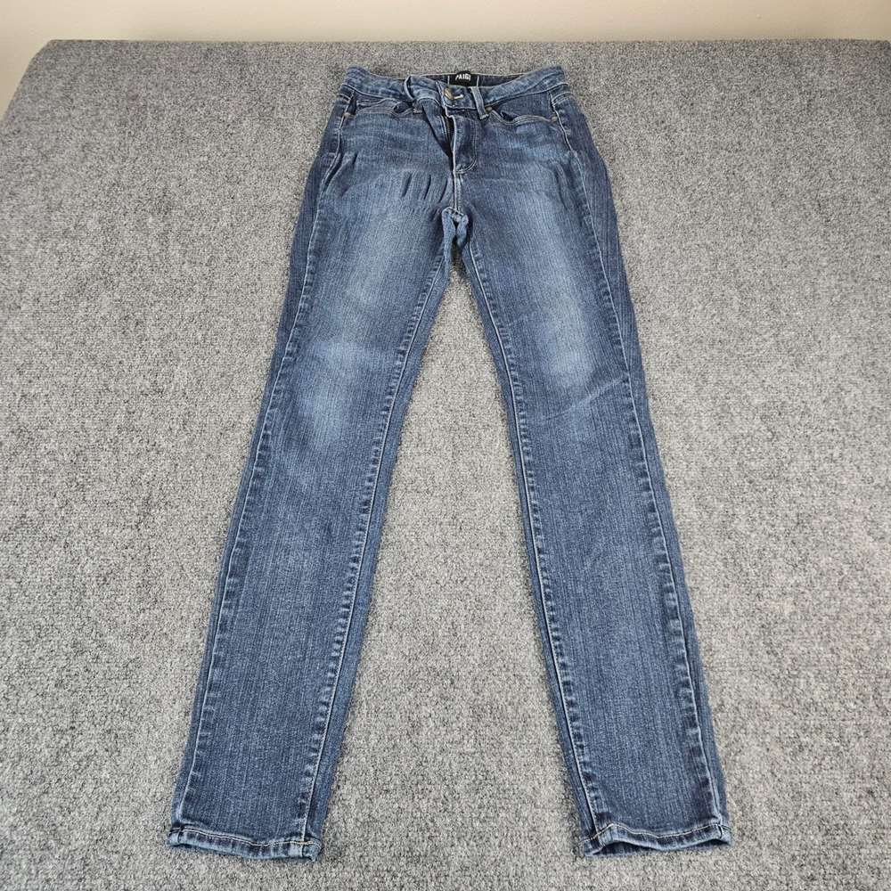 Paige‎ Hoxton Ankle Skinny Jeans Dark Wash Blue High Rise Denim Womens Size 27